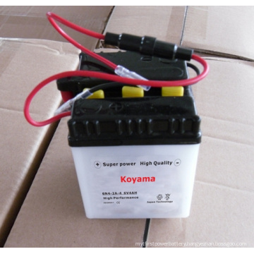 Dry Vented Motorcycle Battery 6n4-2A-4